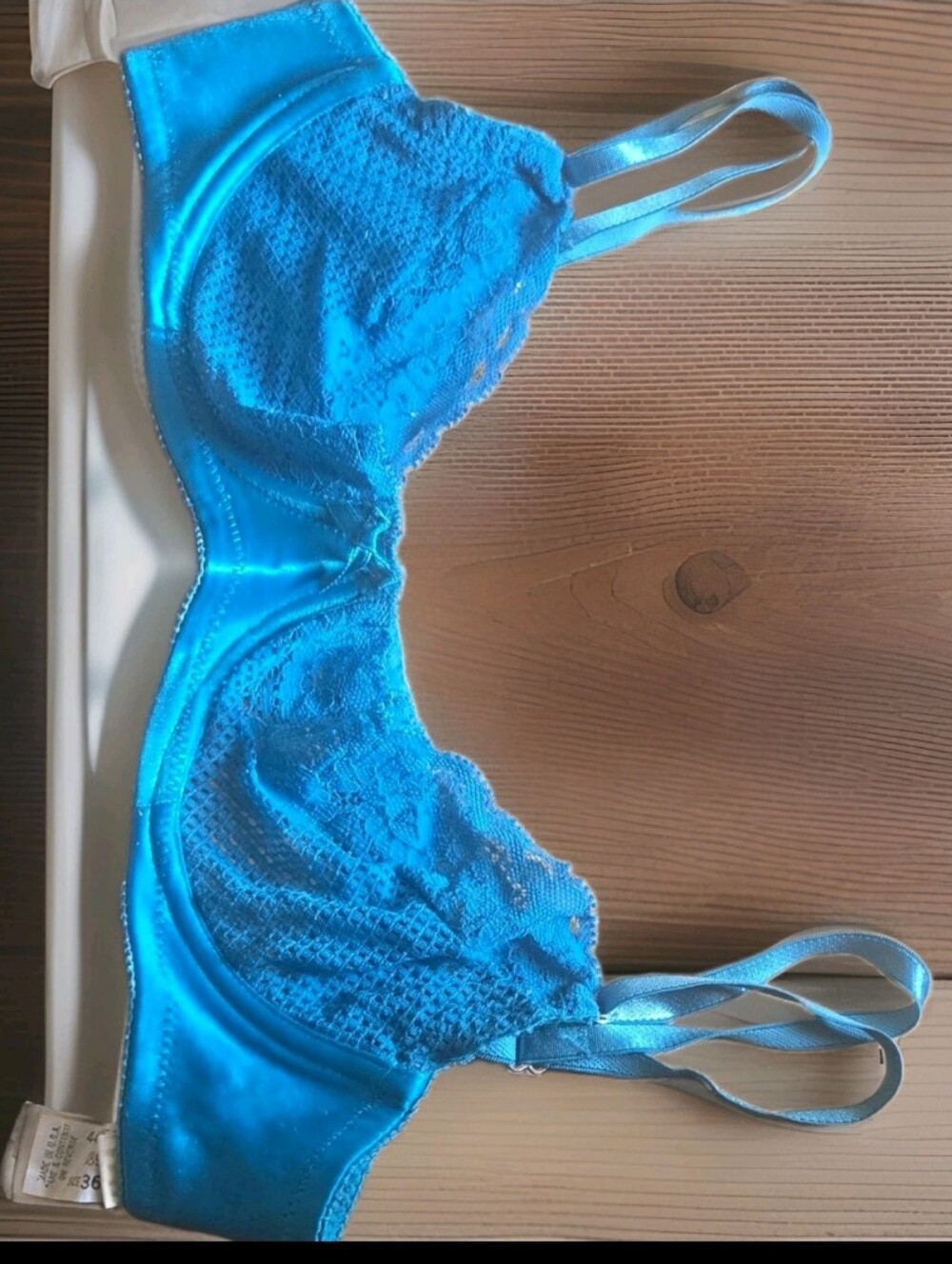 RARE VINTAGE MADE IN THE USA VICTORIA'S SECRET UNION MADE UNLINED UNDERWIRE BRA